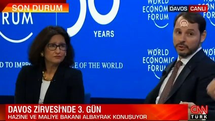 Bakan Albayrak Davos Zirvesi'nde