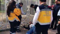 Beşiktaş'ta polis ve sağlık ekibinin zor anları