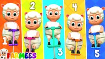 Five Little Sheeps + More Nursery Rhymes & Kids Songs by Farmees