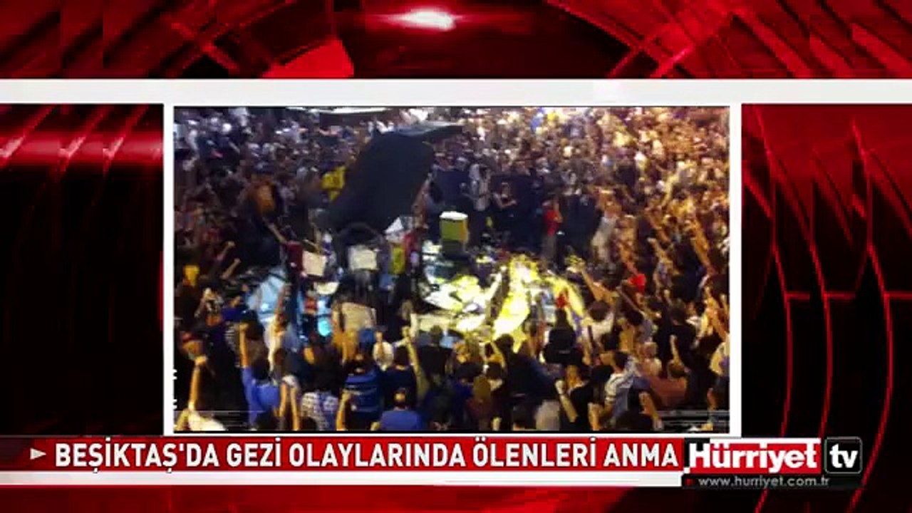 BEŞİKTAŞ ÇARŞIDA GEZİ OLAYLARINDA HAYATINI KAYBEDENLERE ANMA