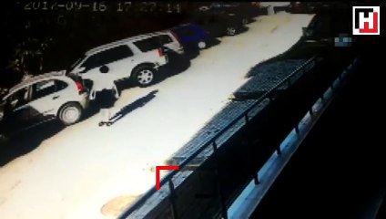 Sürücünün ölümden döndüğü anlar kamerada