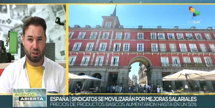 Grupos sindicales de España convocan a movilización por mejoras salariales