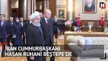 İran Cumhurbaşkanı Hasan Ruhani Beştepe'de