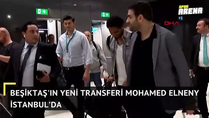 Beşiktaş'ın yeni transferi Mohamed Elneny İstanbul'da