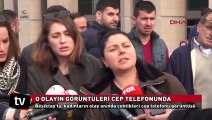 Beşiktaş'ta kadınların olay anında çektikleri cep telefonu görüntüsü