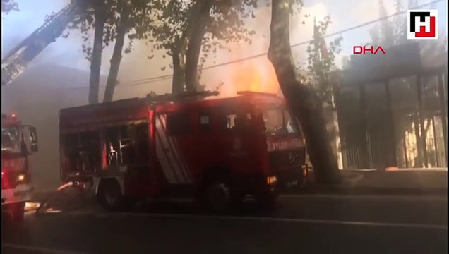 Kabataş Erkek Lisesi'nde yangın