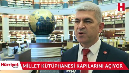 Millet Kütüphanesi kapılarını açıyor