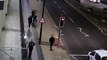 CCTV footage shows suspects celebrating after racist attack in Leeds city centre