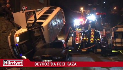 Yer: Beykoz! 3 metre yüksekten çakıldı