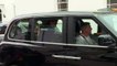 Jeremy Hunt arrives home after Chancellor announcement