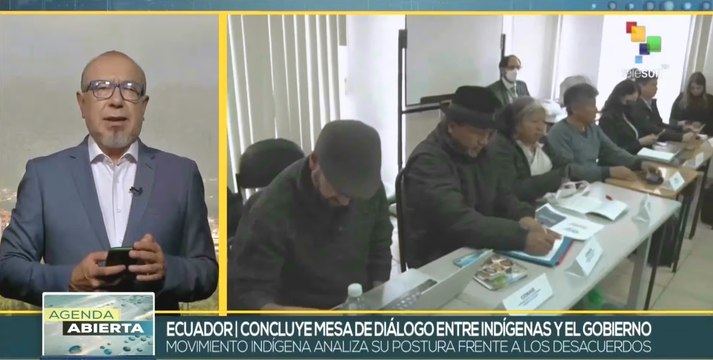 Mesa de diálogo en Ecuador entre grupos indígenas y gobierno concluye sin acuerdos concretos