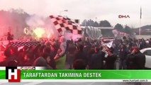 BEŞİKTAŞ'A DERBİ ÖNCESİ TARAFTAR DESTEĞİ