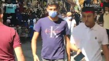 Beyazıt'ta maske ve sosyal mesafe kuralı unutuldu