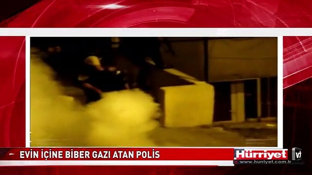 EVİN İÇİNE BİBER GAZI ATAN POLİS! TAKSİM GEZİ PARKI OLAYLARI