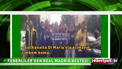 FENERBAHÇELİ TARAFTARLARIN REAL MADRİD BESTESİ