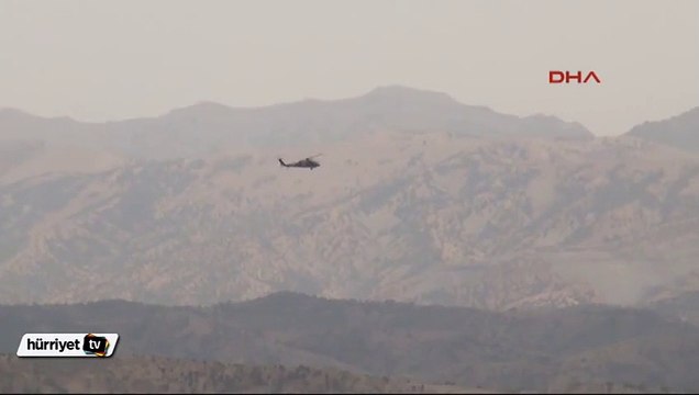 Şırnak'ta helikoptere roketatarlı saldırı: 1 yaralı