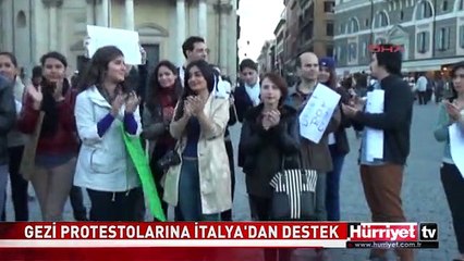 GEZİ PARKI PROTESTOLARINA İTALYA'DAN DESTEK