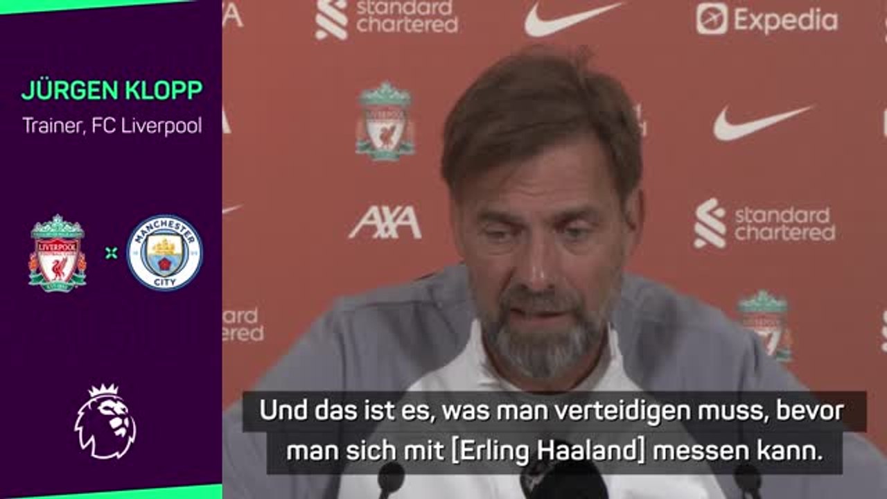 Klopp zu haaland: momentan der beste stürmer