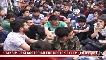 VAN'DAN TAKSİM'E GEZİ PARKI'NA DESTEK EYLEMİ