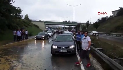 Beykoz'da sel baskını