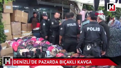Sosyete Pazarı'nda esnaf arasında bıçaklı kavga: 3 yaralı