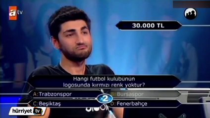 Yarışmacının bilemediği soru sosyal medyayı salladı