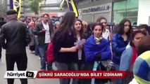 Fenerbahçe Şükrü Saracoğlu Stadı çevresinde bilet kuyruğu