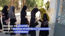 Afghanistan: des jeunes femmes passent des examens universitaires sous haute sécurité