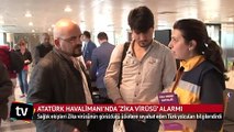 Yolcular Zika virüsüne karşı broşür ile bilgilendirildi