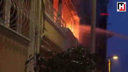 Şişli'de 6 katlı binada yangın