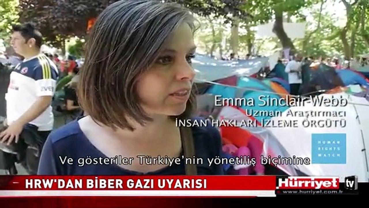 HRW: BİBER GAZINI YANLIŞ KULLANMAKTAN VAZGEÇİN