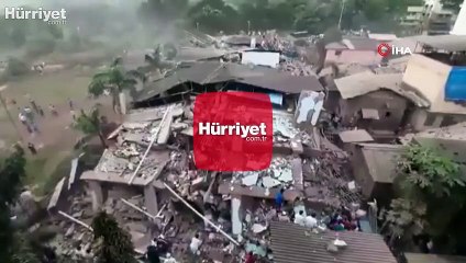 Son dakika: Hindistan’ın Maharaştra eyaletinde 5 katlı bina çöktü