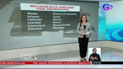 Kush na nakuha mula kay Remulla, isang high-grade marijuana at illegal na i-export mula Amerika | SONA