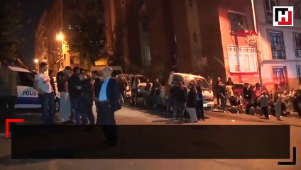 Şişli'de çökme tehlikesi 4 bina tahliye edildi