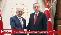 Cumhurbaşkanı Recep Tayyip Erdoğan, bu akşam Başbakan Binali Yıldırım’ı kabul etti