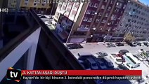 Kayseri'de bir kişi binanın 3, katından düşerek hayatını kaybetti