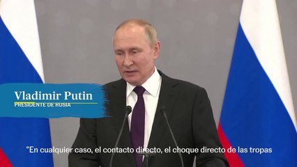 Putin afirma que un contacto directo de la OTAN con el ejército ruso podría conducir a una "catástrofe global"