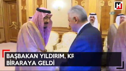 Başbakan Yıldırım, Kral Selman ile bir araya geldi