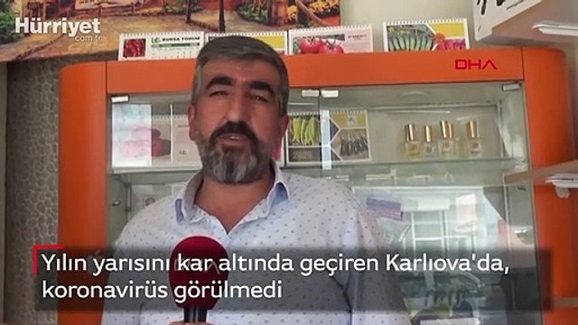 Yılın yarısını kar altında geçiren Karlıova'da, koronavirüs görülmedi