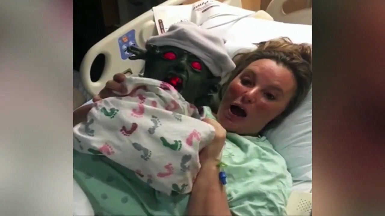 Cette femme enceinte fait une blague à la sage-femme... terrifiant