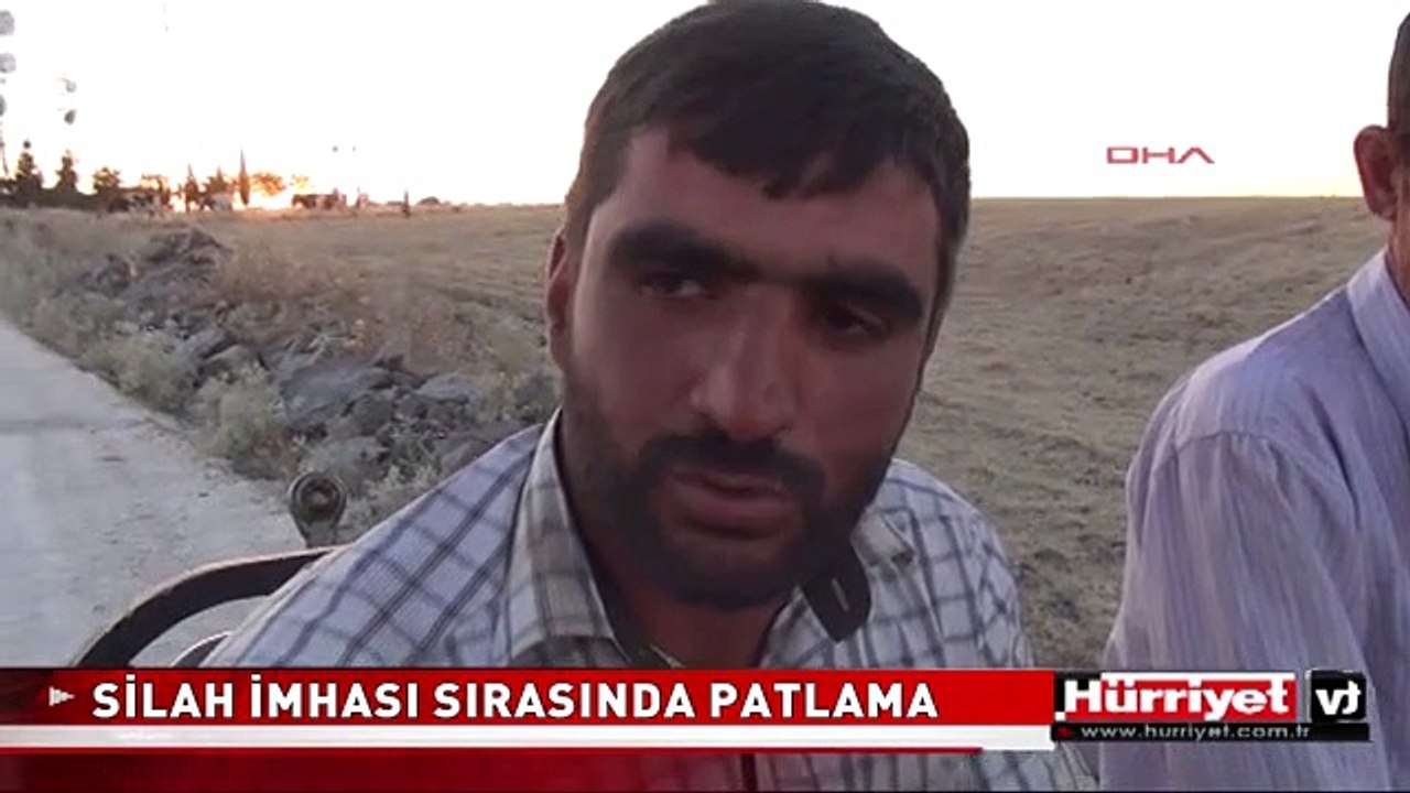 ŞANLIURFA'DA SİLAH İMHASI SIRASINDA PATLAMA