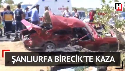 Şanlıurfa Birecik'te kaza.. Feryatları yürek yaktı