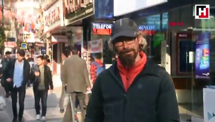 Bisikletle dünyayı gezen Fransız, Malatya'da mola verdi