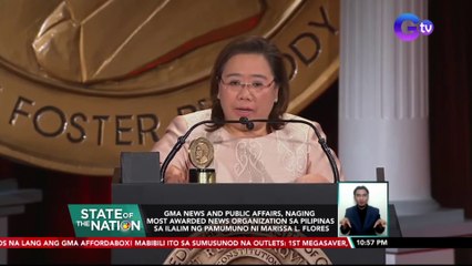 Download Video: GMA News and Public Affairs Head Marissa L. Flores, magreretiro na matapos ang 35 taong paghahatid ng serbisyong totoo | SONA