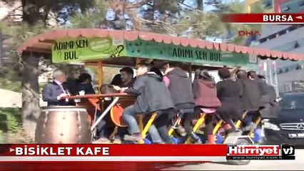 HEM BİSİKLET HEM KAFETERYA