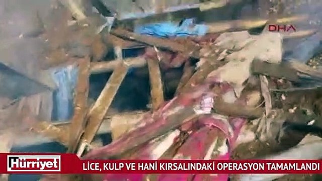 Lice, Kulp ve Hani kırsalındaki operasyon tamamlandı