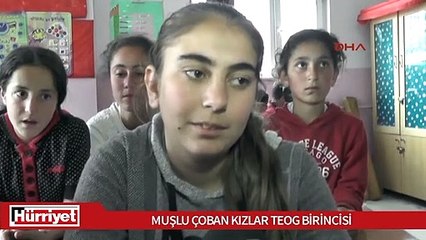 Muşlu çoban kızlar TEOG birincisi