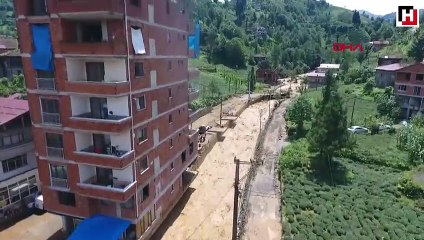 Turkish officials decide to demolish building inside riverbed in Black Sea town