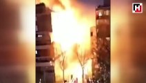 Paris'te bir binada şiddetli patlama meydana geldi