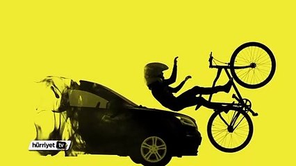 Bisiklet sürücüleri için hava yastığına dönüşen boyunluk